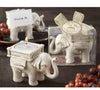 Ivory Lucky Elephant Tea Light Candle