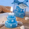 Blue Cake Candle For Gifts