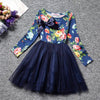 Flower Print Girl Dress