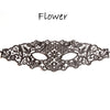 Black Bat Butterfly Flower Lace Masks