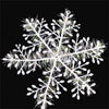 Snowflake Christmas Tree Window Decorations