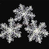 Snowflake Christmas Tree Window Decorations