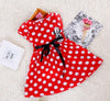 Cartoon Mouse Pattern Dots Dress