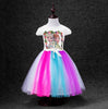 Elsa/Anna Short Sleeve Cotton Tutu Dress