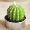 Artificial Cactus Plants Candle Decoration