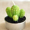 Artificial Cactus Plants Candle Decoration